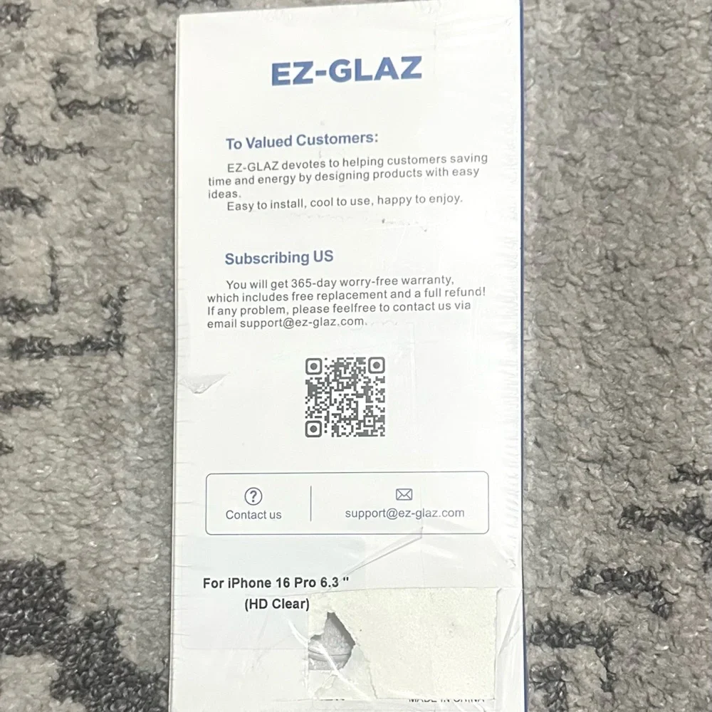 EZ-GLAZ Tempered Glass Screen Protector